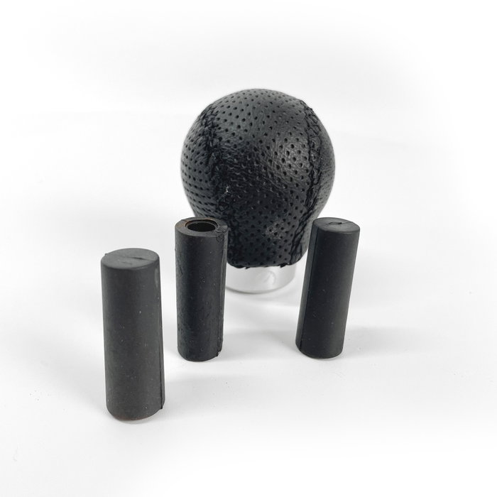 Occ Sport Pomo de Palanca de Cambios Piel Negro Redondo