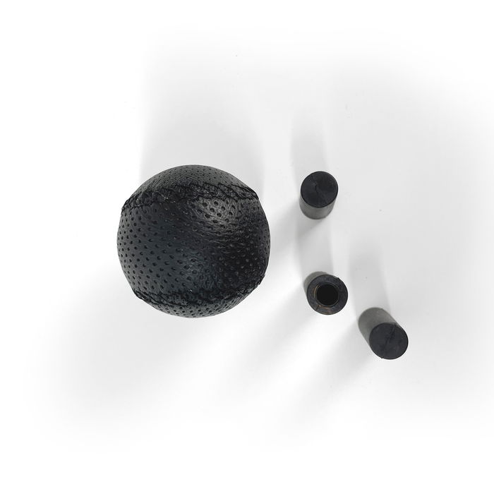 Occ Sport Pomo Palanca Cambios Piel Negro Redondo Corto OCCPOM002 Universal Ajuste