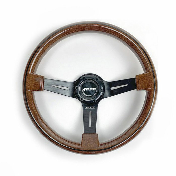 Occ Motorsport Volante Classic Madera Brazos Negros