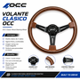 Occ Motorsport Volante Classic Madera Brazos Negros