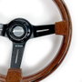 Occ Motorsport Volante Classic Madera Brazos Negros