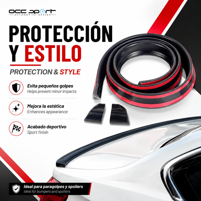 Occ Sport Adhesivo para Alerón Universal Negro