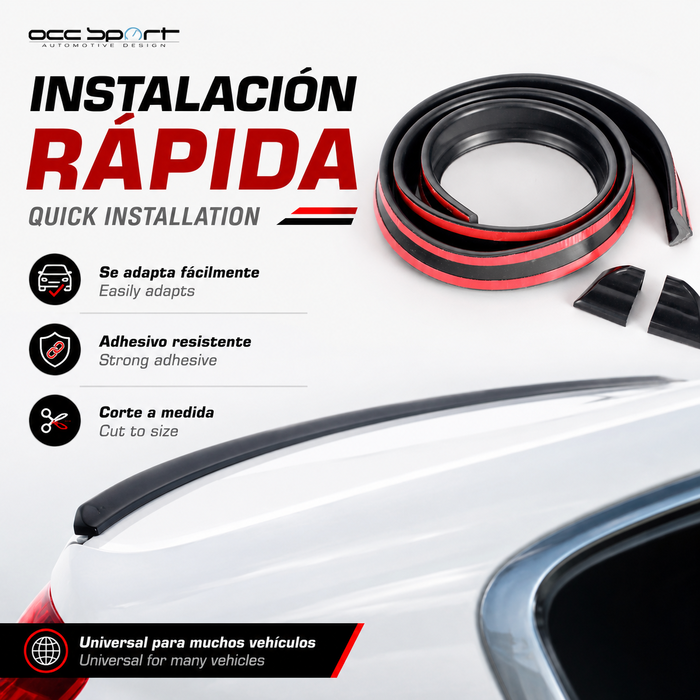Occ Sport Adhesivo para Alerón Universal Negro