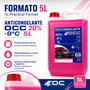 Occ Motorsport Anticongelante Refrigerante Rosa -9 grados C 20% 5 Litros OCC3537