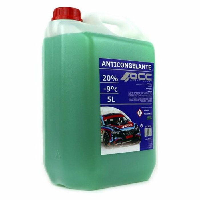 Occ Motorsport Anticongelante Verde 20% -9ºC 5 Litros