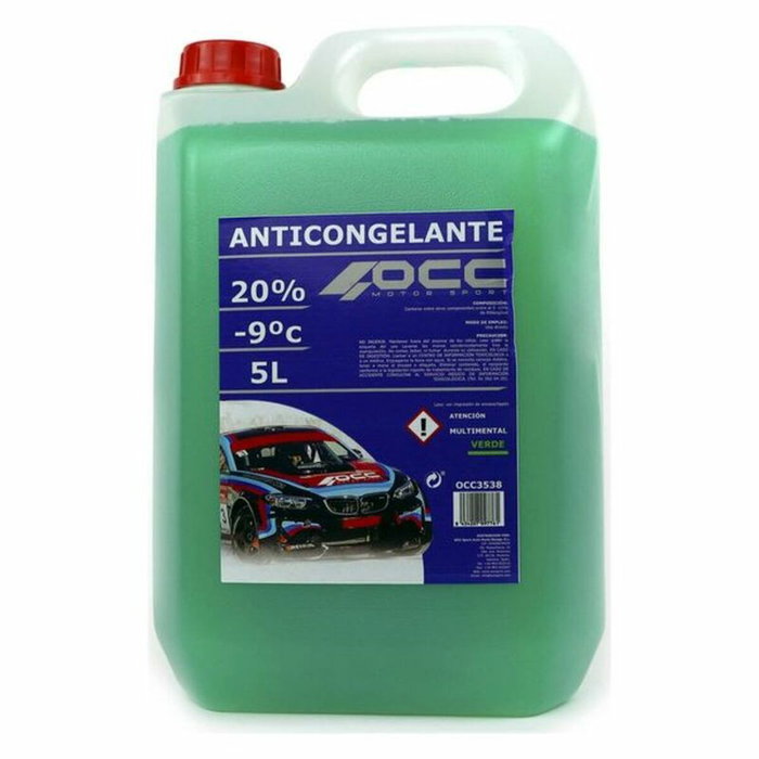 Occ Motorsport Anticongelante Verde 20% -9ºC 5 Litros