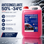 Occ Motorsport Anticongelante Rosa G12 50% 5 Litros OCC3541 - Refrigerante Orgánico para Motor