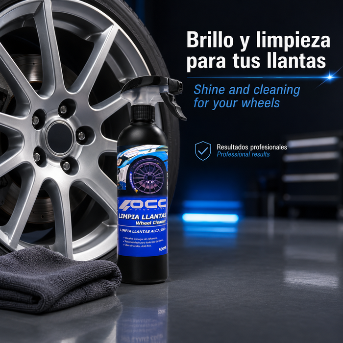 Occ Motorsport Limpia Llantas Alcalino Power One 500 ml