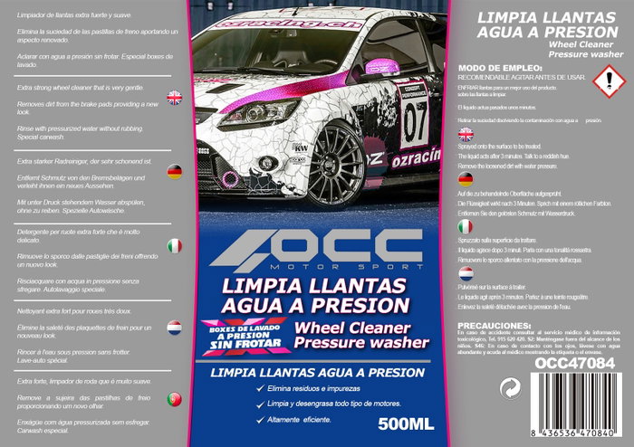 Occ Motorsport Limpia Llantas Sin Frotar 500 ml