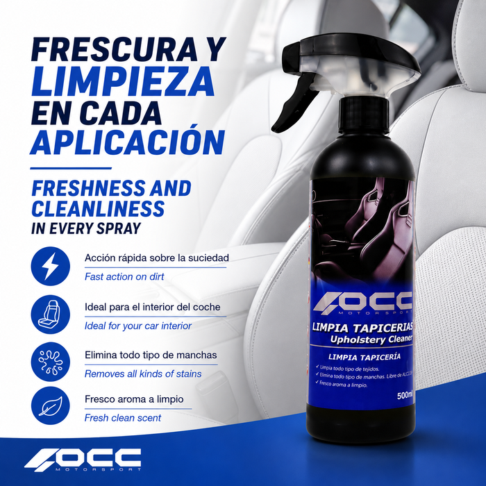 Occ Motorsport Limpiador de Tapicería de Coche 500 ml