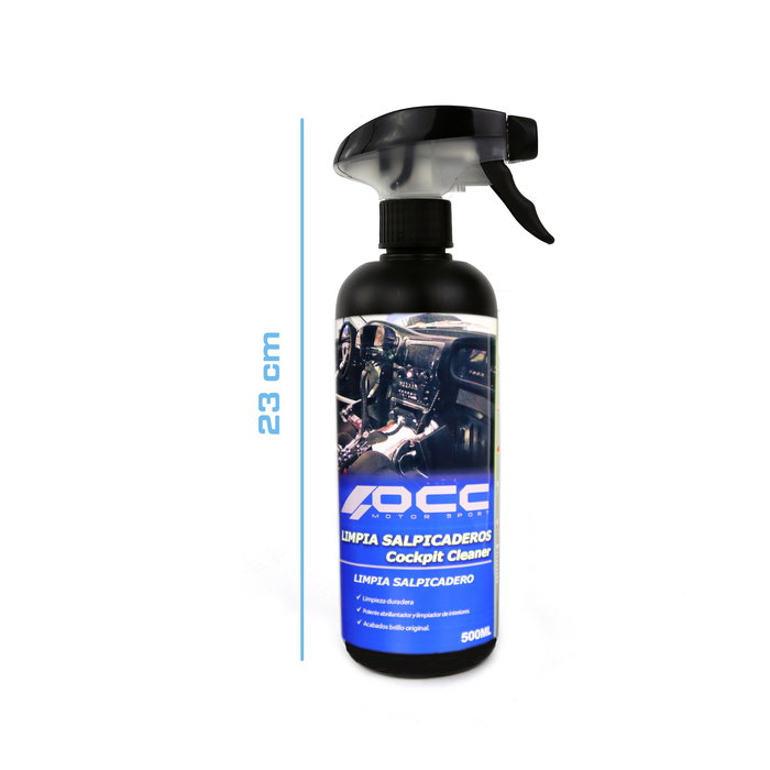 Occ Motorsport OCC47087 Limpia Salpicaderos para Coche 500 mL - Para Plástico, Goma, Madera e Interior