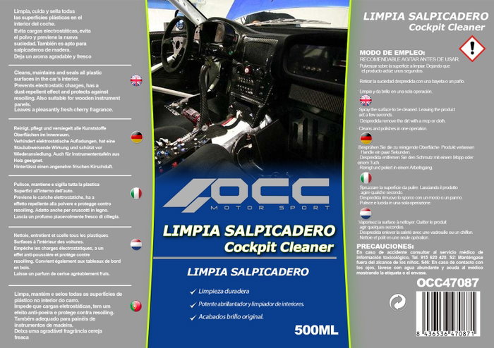 Occ Motorsport Limpia Salpicaderos 500 ml