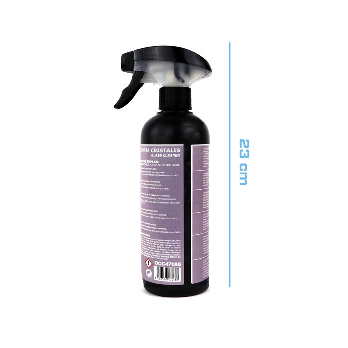 Occ Motorsport OCC47088 Limpiacristales para Coche 500 ml, Desengrasante Rápido para Interior y Exterior