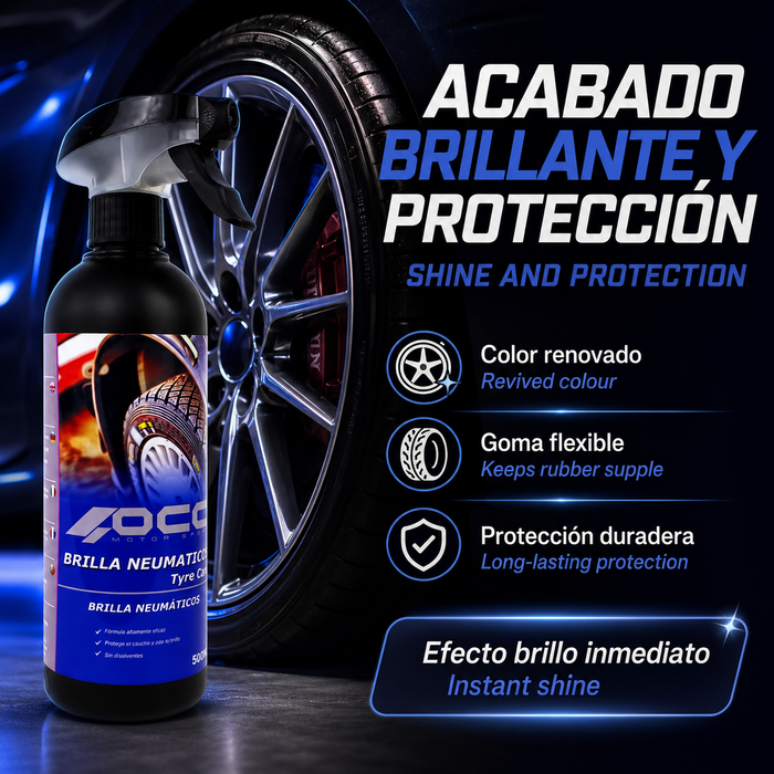 Occ Motorsport Abrillantador de Neumáticos 500 ml