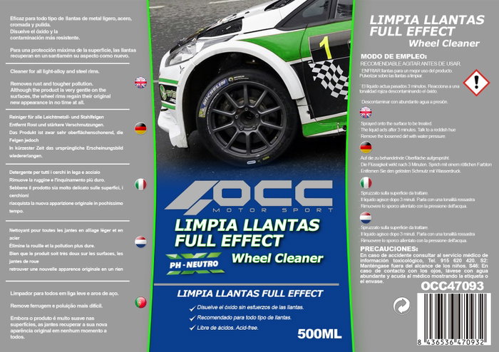 Occ Motorsport Limpia Llantas 500 ml Occ Motorsport Limpia Llantas 500 ml