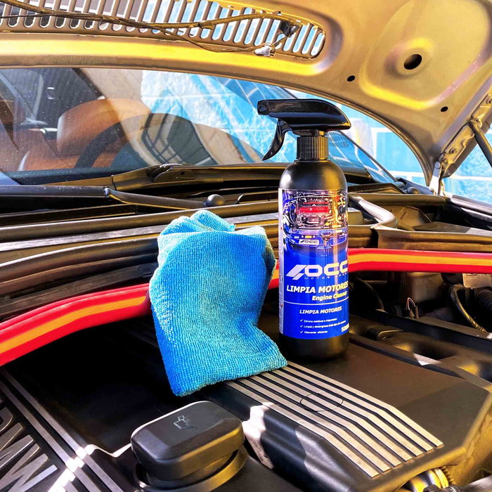 Occ Motorsport OCC47096 Desengrasante Limpia Motores en Espuma 500 mL, Elimina Grasa, Aceite y Suciedad para Motor, Maquinaria y Cadenas