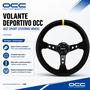 Occ Motorsport Volante Track Desplazado Piel Vuelta Brazos Negros