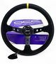 Occ Motorsport Volante Track Desplazado Piel Vuelta Brazos Negros