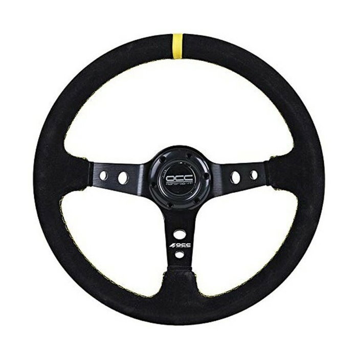 Occ Motorsport Volante Track Desplazado Piel Vuelta Brazos Negros
