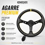 Occ Motorsport Volante Track Desplazado Piel Artificial Brazos Negros
