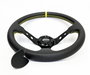 Occ Motorsport Volante Track Desplazado Piel Artificial Brazos Negros
