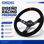 Occ Motorsport Volante Track Desplazado Piel Vuelta y Carbon Look