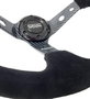 Occ Motorsport Volante Track Desplazado Piel Vuelta y Carbon Look