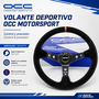 Occ Motorsport Volante Track Desplazado Piel Vuelta y Carbon Look