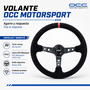 Occ Motorsport Volante Track Desplazado Piel Vuelta y Carbon Look