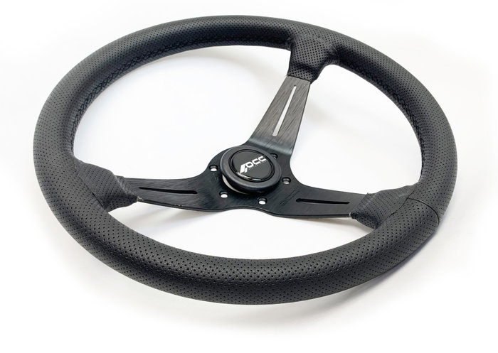 Occ Motorsport Volante Classic Desplazado Piel Perforada Brazos Negros Occ Motorsport Volante Classic Desplazado Piel Perforada Brazos Negros