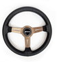 Occ Motorsport Volante Plano Classic Piel Perforada Brazos Bronce