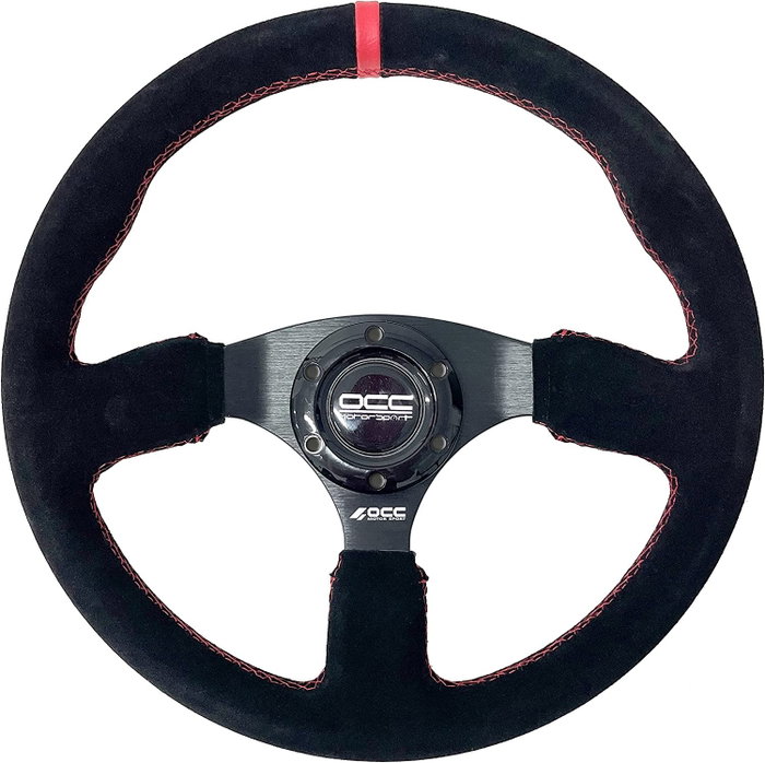 Occ Motorsport Volante Plano Mod. Revenge Piel Vuelta Brazos Negros Occ Motorsport Volante Plano Mod. Revenge Piel Vuelta Brazos Negros