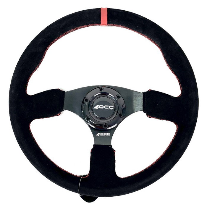 Occ Motorsport Volante Plano Mod. Revenge Piel Vuelta Brazos Negros Occ Motorsport Volante Plano Mod. Revenge Piel Vuelta Brazos Negros