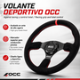 Occ Motorsport Volante Plano Mod. Revenge Piel Vuelta Brazos Negros