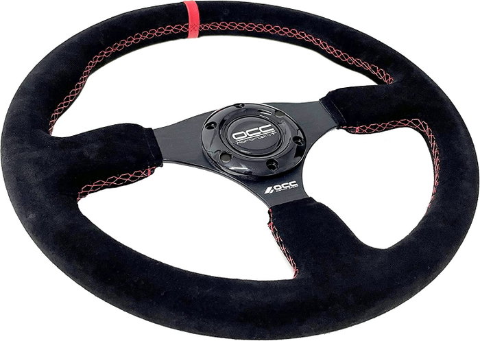 Occ Motorsport Volante Plano Mod. Revenge Piel Vuelta Brazos Negros Occ Motorsport Volante Plano Mod. Revenge Piel Vuelta Brazos Negros