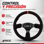 Occ Motorsport Volante Plano Mod. Revenge Piel Vuelta Brazos Negros