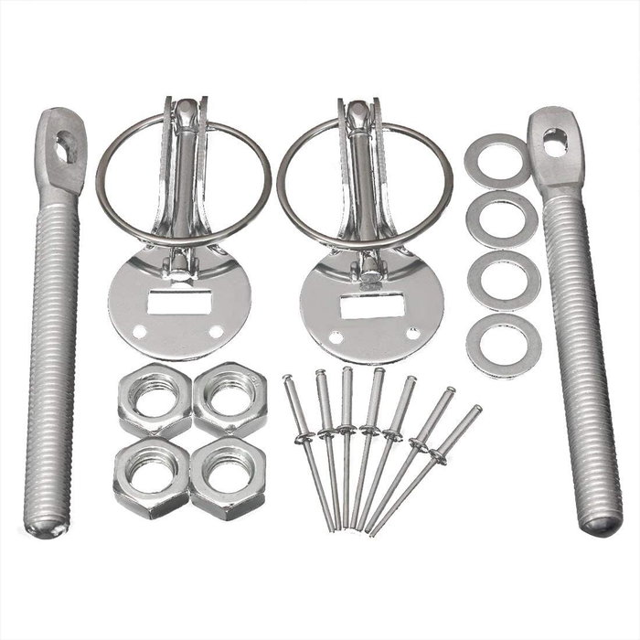 Occ Motorsport Kit Cierre Capot Plata