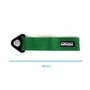 Occ Motorsport Cinta De Remolque Verde OCCRC015, Nylon Alta Resistencia, Soporte Metálico, Hasta 3000 kg, 25 x 5 cm, Para Aplicaciones Racing