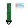 Occ Motorsport Cinta De Remolque Verde OCCRC015, Nylon Alta Resistencia, Soporte Metálico, Hasta 3000 kg, 25 x 5 cm, Para Aplicaciones Racing