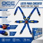 Occ Motorsport Arnés de 6 Puntos 3 Pulgadas Azul FIA New