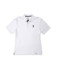 Polo de Manga Corta Hombre OMP Driver Icon Blanco