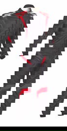 Omp Mono Ignífugo One-S1 Negro-Rojo Talla 50 OMPIA0185207350