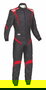 Omp Mono Ignífugo One-S1 Negro-Rojo Talla 50 OMPIA0185207350