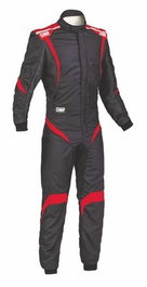Omp Mono Ignífugo One-S1 Negro-Rojo Talla 50 OMPIA0185207350