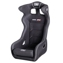OMP Asiento de Competición Racing RS-PT2 FIA 8855-1999 Negro OMPHA0-0762-B01-071, Ideal para Circuito, Rally, GT o Track Day