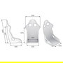 OMP Asiento Racing OMP CHAMP-R FIA 8855-1999, Baquet de Fibra de Vidrio Negro, para Motorsport, Circuito y Rally - OMPHA0-0766-B01-071