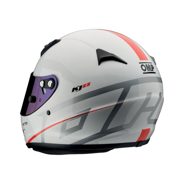 Omp Casco Karting Kj8 Evo Cmr Blanco Talla L Ompsc0-0790-B01-020-L Homologación Cmr 2016