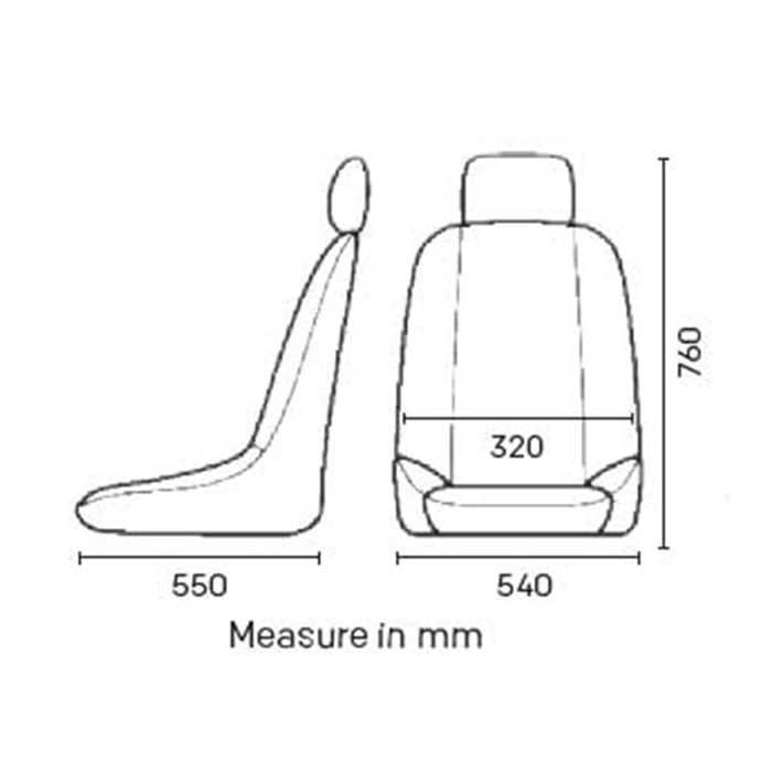 Omp Asiento Vintage OMPHA0-0757-A01-071 Negro con Porton, Tapizado Símil Piel y Terciopelo, Fijación Inferior Tipo Y