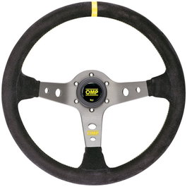 OMP Volante CORSICA de ante 350mm Negro con brazos Titanio