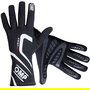 Omp OMPIB0-0761-C01-071-XS Guantes de Carrera First-S FIA 8856-2018 Negro Talla XS - Palma de Silicona Agarre Mejorado
